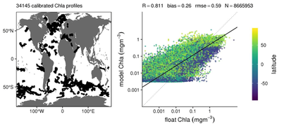 Production and validation of Copernicus ocean colour products