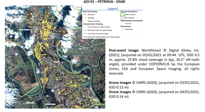 Use of Croatian drone imagery in supporting post-earthquake damage assessment